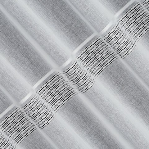 FIRANA GOTOWA INES NA TAŚMIE 140X270 CM BIAŁY