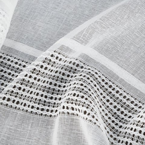 FIRANA GOTOWA INES NA TAŚMIE 140X270 CM BIAŁY