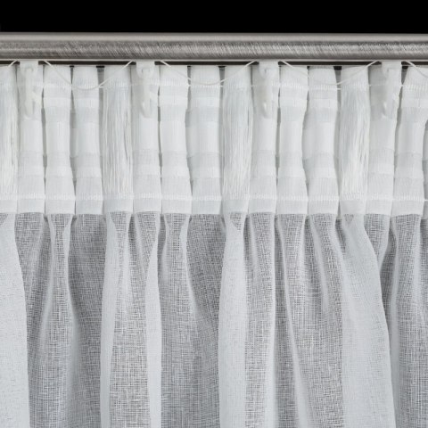 FIRANA GOTOWA INES NA TAŚMIE 140X270 CM BIAŁY