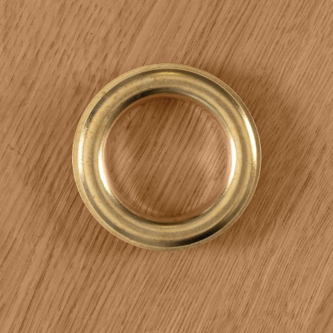 Przelotka metalowa, wysoki kołnierz LN, śr wew 40mm zewn. 62mm, kolor złoto 030 PRZELO/MET/030/040011/1