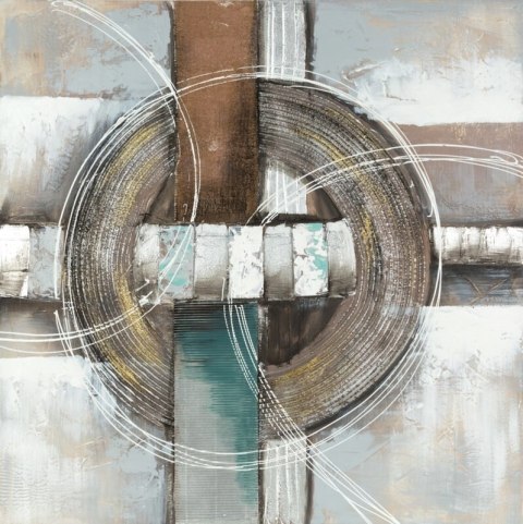 OBRAZ 555B 80X80 CM BEŻOWY