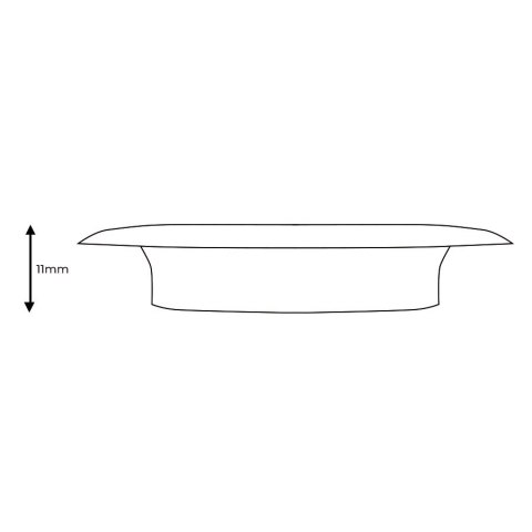 Przelotka metalowa, wysoki kołnierz LN, śr wew 40mm zewn. 62mm, kolor złoto 030 PRZELO/MET/030/040011/1