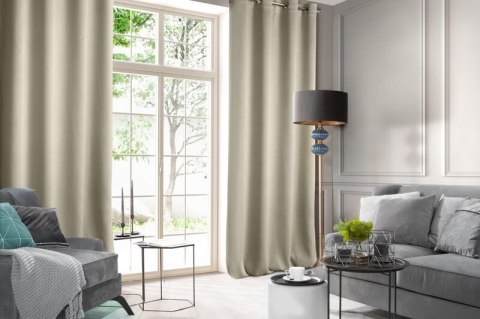 ZASŁONA GOTOWA D91 ROSA 140X250 CM BEŻOWY