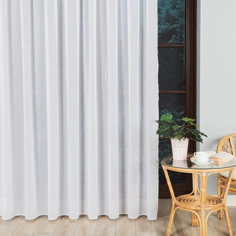 Firanka fantazyjna z ołowianką na metry 318331 wysokość 300 cm kolor biały