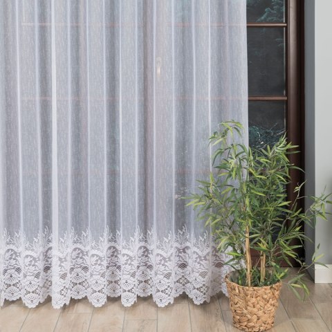 Firanka żakardowa 018864 wysokość 250 cm kolor biały