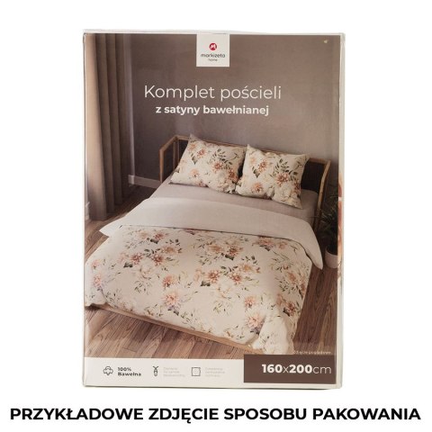 MANILA Komplet pościeli z satyny bawełnianej 220x200cm 100048/SAT/000/220200/1