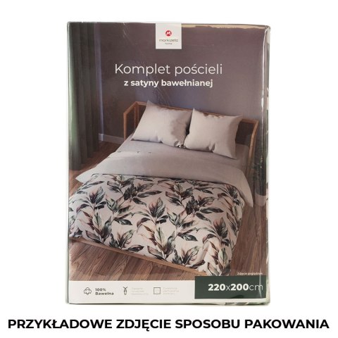 SAMANTA Komplet pościeli z satyny bawełnianej 160x200cm 100052/SAT/000/160200/1