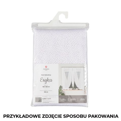 ERYKA Panel żakardowy gotowy, szerokość 160 x wysokość 120cm, kolor 001 biały 019371/PBL/001/160120/1