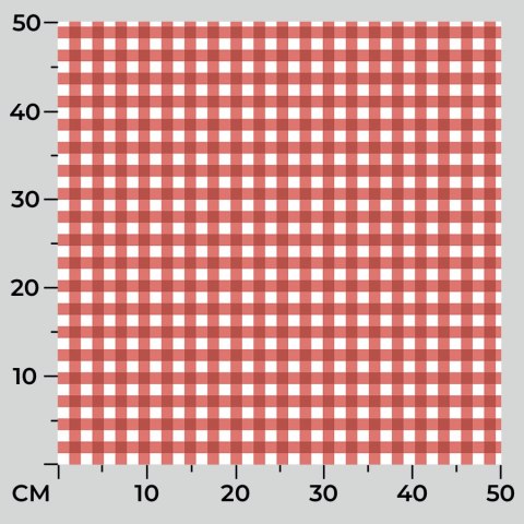MATEO Tkanina dekoracyjna wodoodporna, szerokość 180cm, kolor 032 czerwono-biały 030471/TZM/032/180000/1