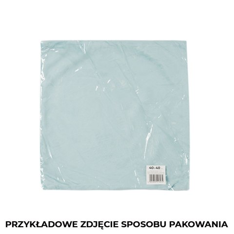 VELVI Poszewka dekoracyjna, 40x40cm, kolor 010 ciemny zielony; butelkowy VELVI0/POP/010/040040/1