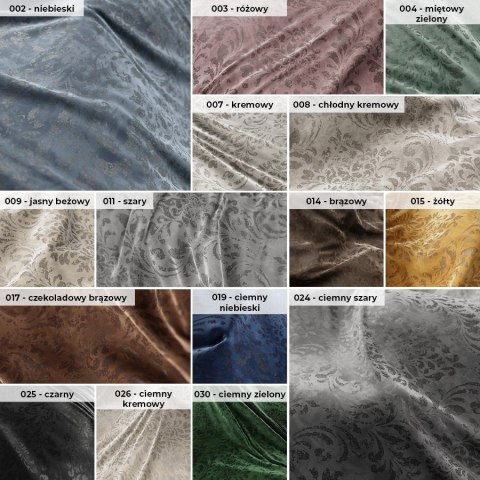 MADELINE Tkanina dekoracyjna, wysokość 300cm, kolor 002 niebieski 374165/TZP/002/000300/1