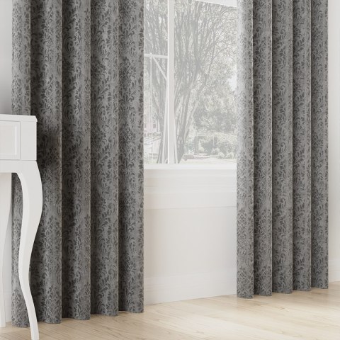 MADELINE Tkanina dekoracyjna, wysokość 300cm, kolor 024 ciemny szary 374165/TZP/024/000300/1