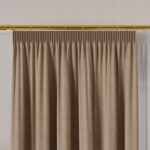 MANUEL Tkanina dekoracyjna, wysokość 300cm, kolor 778 ciemny beżowy TD0016/TDP/778/000300/1