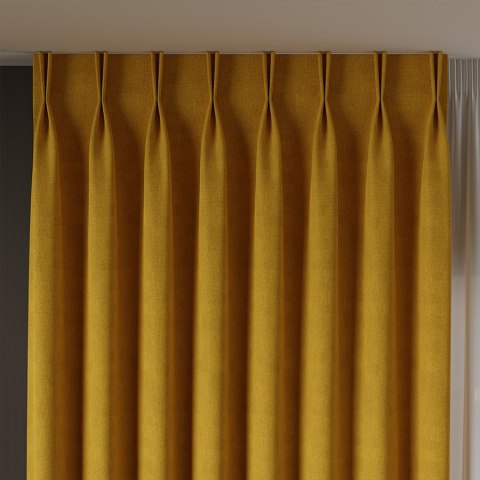 MANUEL Tkanina dekoracyjna, wysokość 300cm, kolor 785 szafranowy żółty TD0016/TDP/785/000300/1