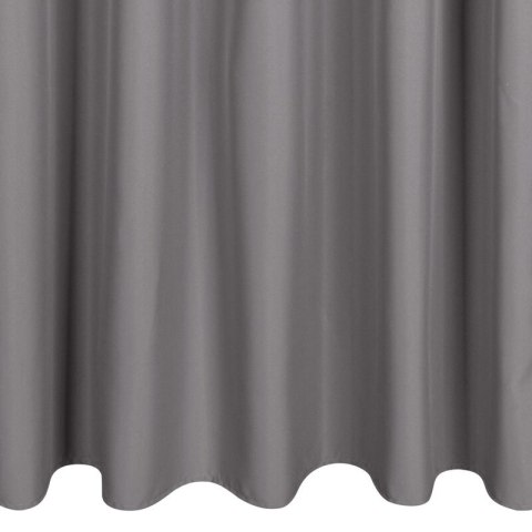 ZASŁONA GOTOWA GARDEN NA SZELKACH 155X220 CM STALOWY