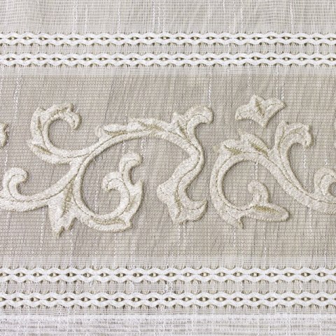 FIRANA GOTOWA ANNE 140X270 CM BIAŁY