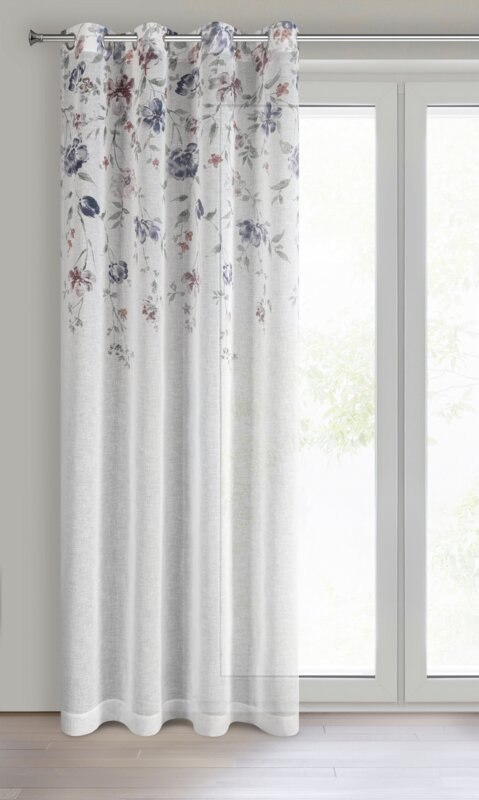 ZASŁONA GOTOWA ALICE BIAŁY