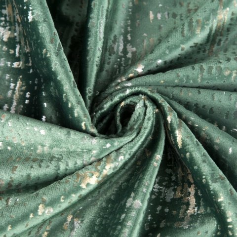 ZASŁONA GOTOWA VILMA NA TAŚMIE 140 X 270 CM CIEMNOZIELONY