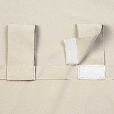 ZASŁONA GOTOWA GARDEN NA SZELKACH JASNOBEŻOWY