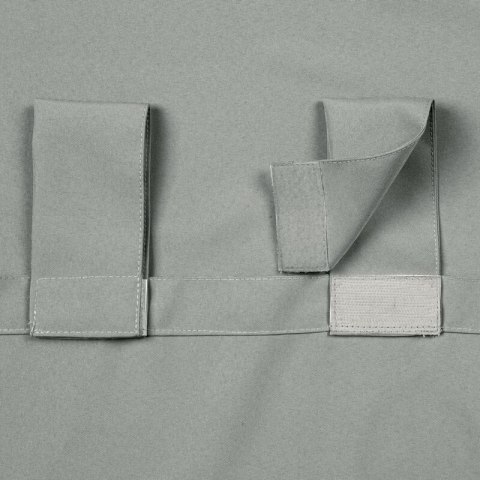 ZASŁONA GOTOWA GARDEN NA SZELKACH SREBRNY