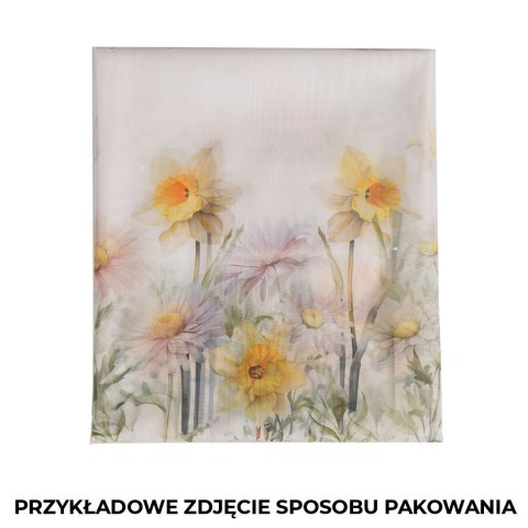 WIOSENNA POLANA Zazdrostka woalowa, WOAL, szerokość 100 x wysokość 40cm, kolor 001 żółty P00208/ZAZ/001/100040/1