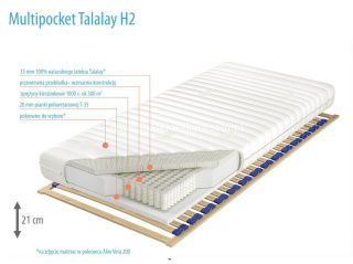 MULTIPOCKET TALALAY NATURAL 100x200 H2