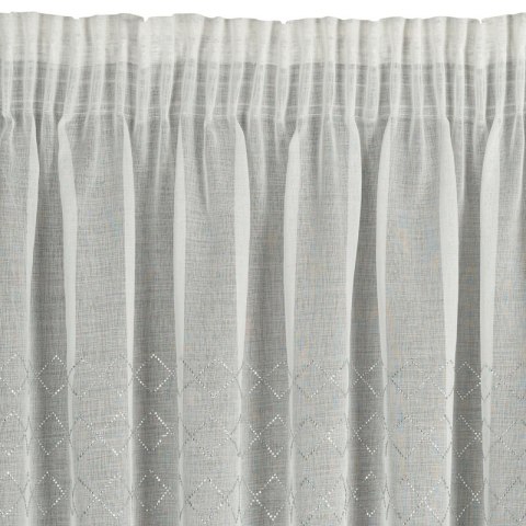 FIRANA GOTOWA KLEO NA TAŚMIE 350 X 270 CM BIAŁY