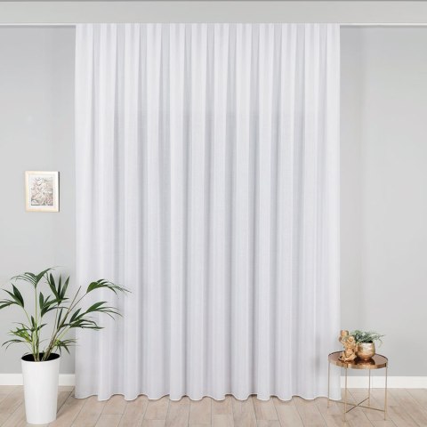 Firanka fantazyjna z ołowianką na metry 012606 wysokość 300 cm kolor biały