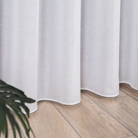 Firanka fantazyjna z ołowianką na metry 012606 wysokość 300 cm kolor biały