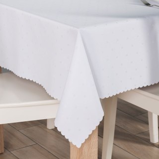 MIJA Tkanina obrusowa wodoodporna, szerokość 165cm, kolor 001 biały 047912/TDW/001/165000/1