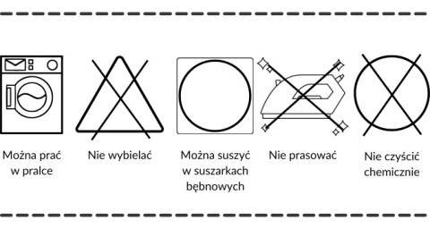 informacja graficzna jak prać kołdrę dream?