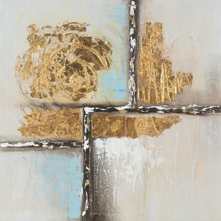 OBRAZ 448B 60 X 60 CM ZŁOTY