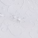 FLORA Bieżnik wodoodporny, 90x160cm, kolor 001 biały 004790/000/C01/090160/1