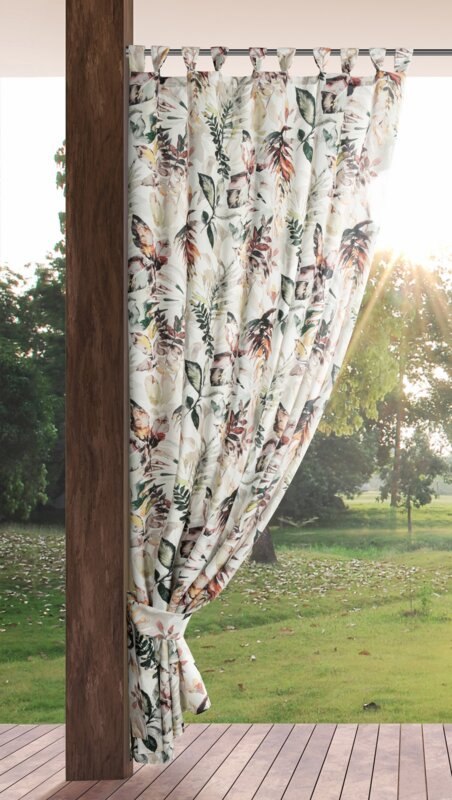 ZASŁONA GOTOWA GARDEN2 NA SZELKACH 155 X 240 CM BIAŁY
