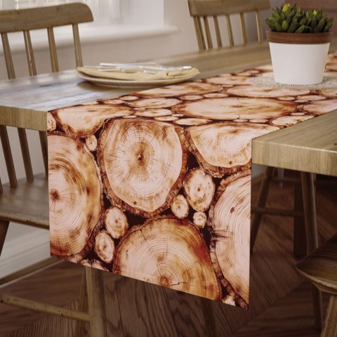 PIEŃKI Tkanina dekoracyjna NINA WODOODPORNA, 160cm, kolor 001 brąz D00234/NIW/001/160000/1