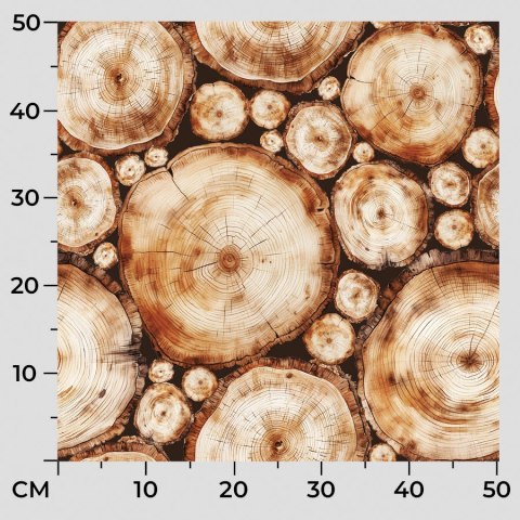 PIEŃKI Tkanina dekoracyjna NINA WODOODPORNA, 160cm, kolor 001 brąz D00234/NIW/001/160000/1