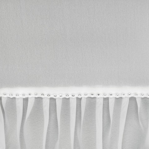 FIRANA GOTOWA KATHY NA TAŚMIE 140 X 270 CM BIAŁY