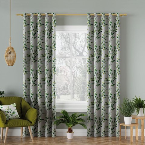 LIŚCIE Tkanina dekoracyjna BLACKOUT, 145cm, kolor 001 D00192/BLC/001/145000/1