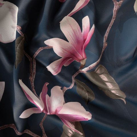 MAGNOLIA Tkanina dekoracyjna BLACKOUT, 145cm, kolor 002 ciemny granat D00247/BLC/002/145000/1