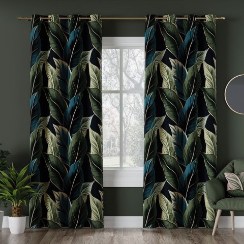 ZURIN Tkanina dekoracyjna BLACKOUT, 145cm, kolor 002 granatowy D00243/BLC/002/145000/1