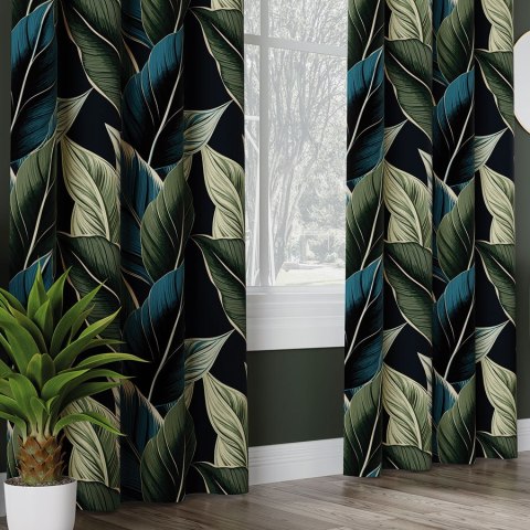 ZURIN Tkanina dekoracyjna BLACKOUT, 145cm, kolor 002 granatowy D00243/BLC/002/145000/1