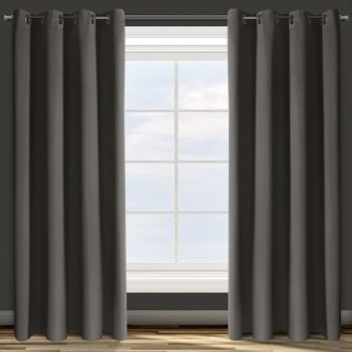 ZASŁONA GOTOWA D91 PARISA 140X250 CM GRAFITOWY