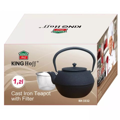 ZAPARZACZ ŻELIWNY 1,2L Z FILTREM KH-3332