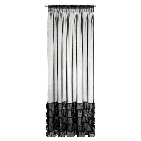 FIRANA GOTOWA DANI 1 NA TAŚMIE 140 X 250 CM CZARNY