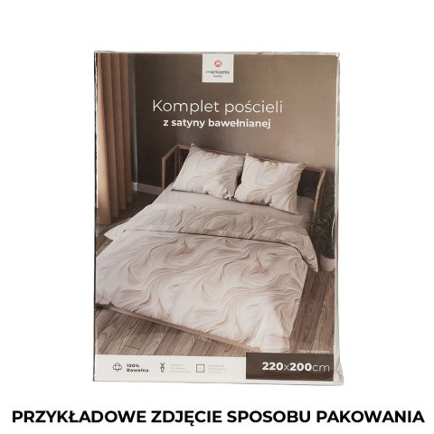 CALM Komplet pościeli z satyny bawełnianej 220x200cm 100055/SAT/000/220200/1