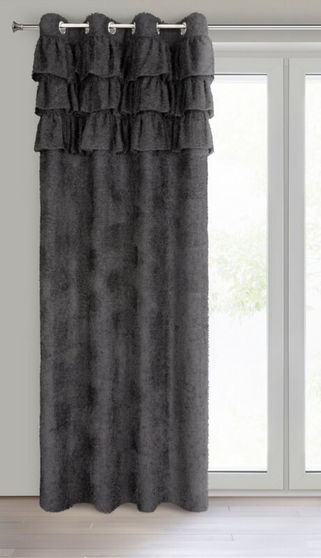 ZASŁONA GOTOWA AGIS 2 140 X 250 CM CZARNY