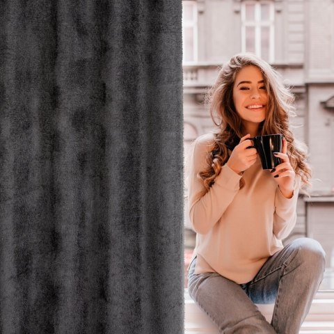 ZASŁONA GOTOWA AGIS 2 140 X 250 CM CZARNY