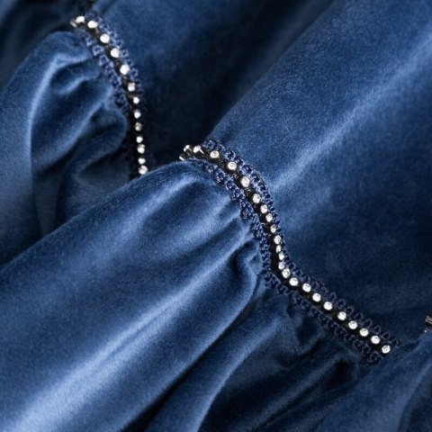 ZASŁONA GOTOWA CARLI NA TAŚMIE 140 X 250 CM GRANATOWY