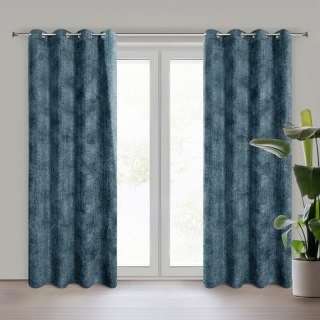 ZASŁONA GOTOWA ALETA 135 X 250 CM GRANATOWY