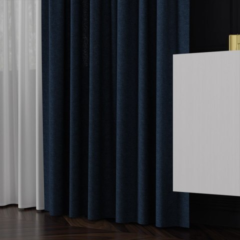 LUKRECJA Tkanina dekoracyjna, wysokość 310cm, kolor 029 granatowy 535008/TDP/029/000310/1